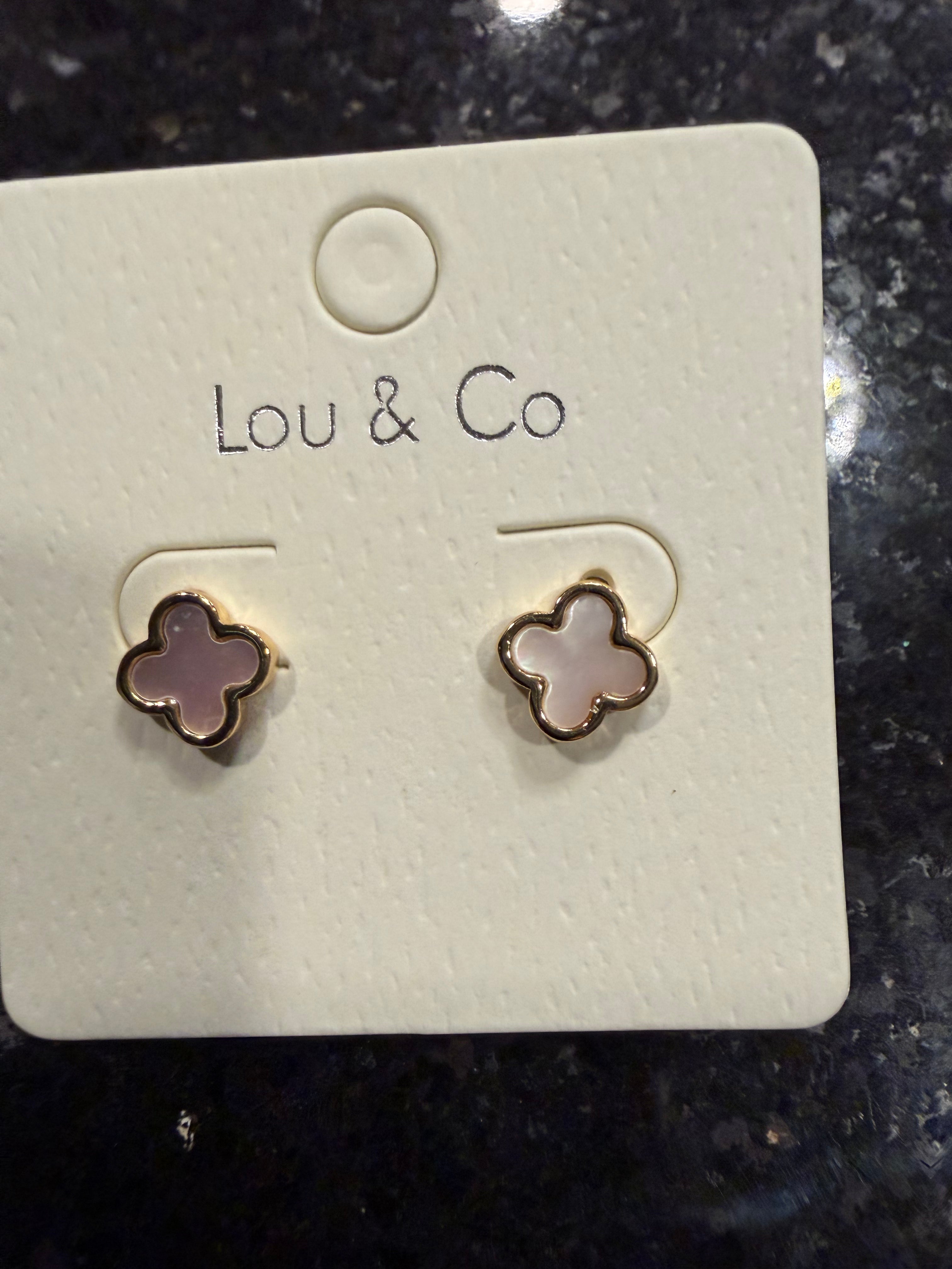 Quatrefoil Stud Earrings