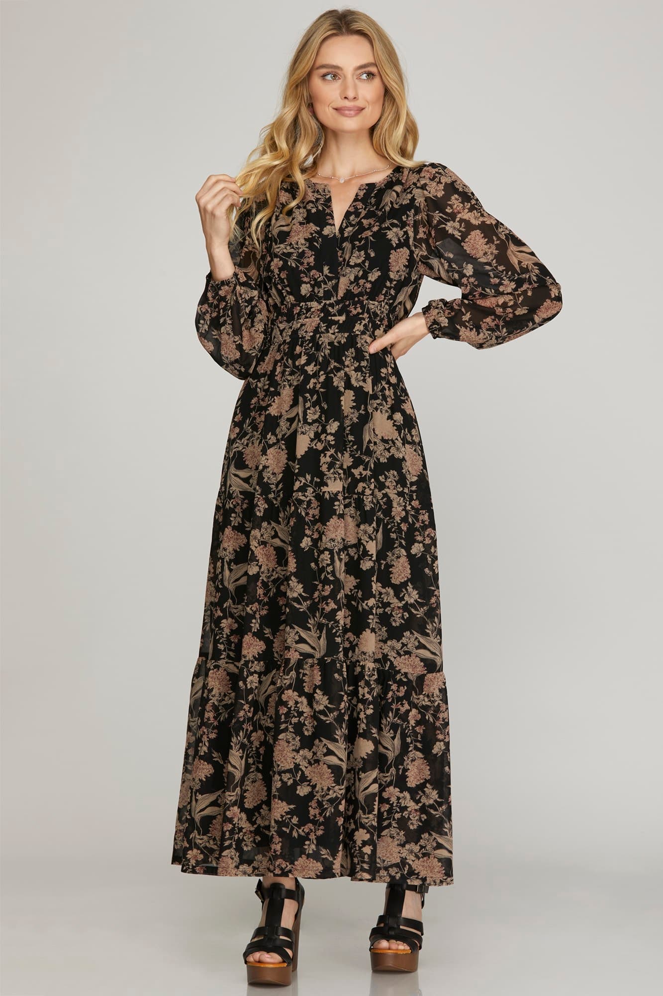 Tara Tiered Maxi Dress