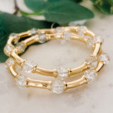 Beaded Bracelet Set - White