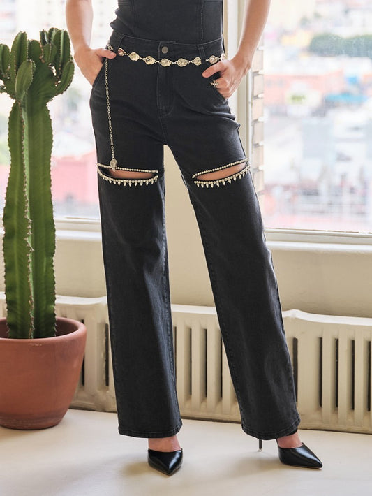 Taylor Rhinestone Jeans