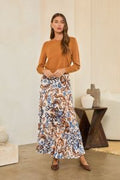Star Power Studded-Shoulder Top