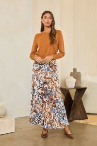 Star Power Studded-Shoulder Top