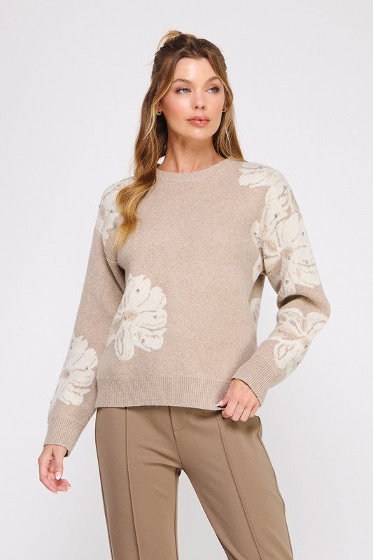Zada Floral Sweater
