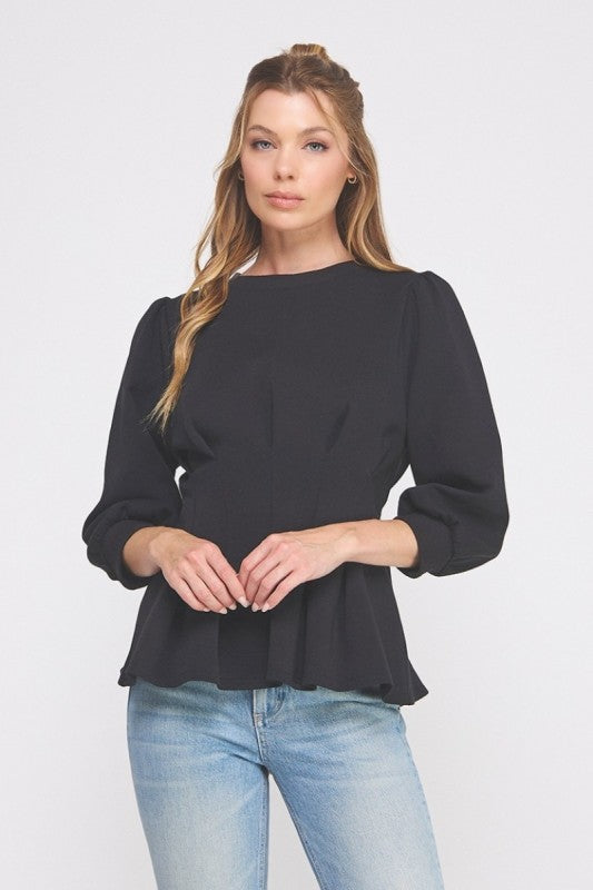 Pleat and Flare Top