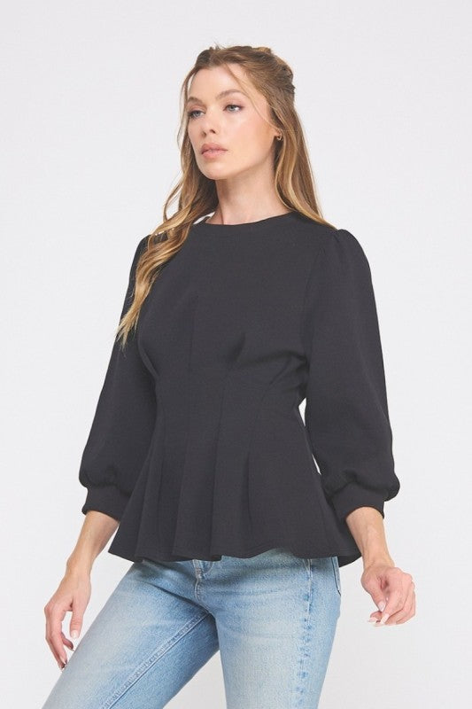 Pleat and Flare Top