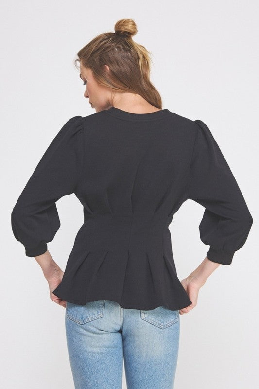 Pleat and Flare Top