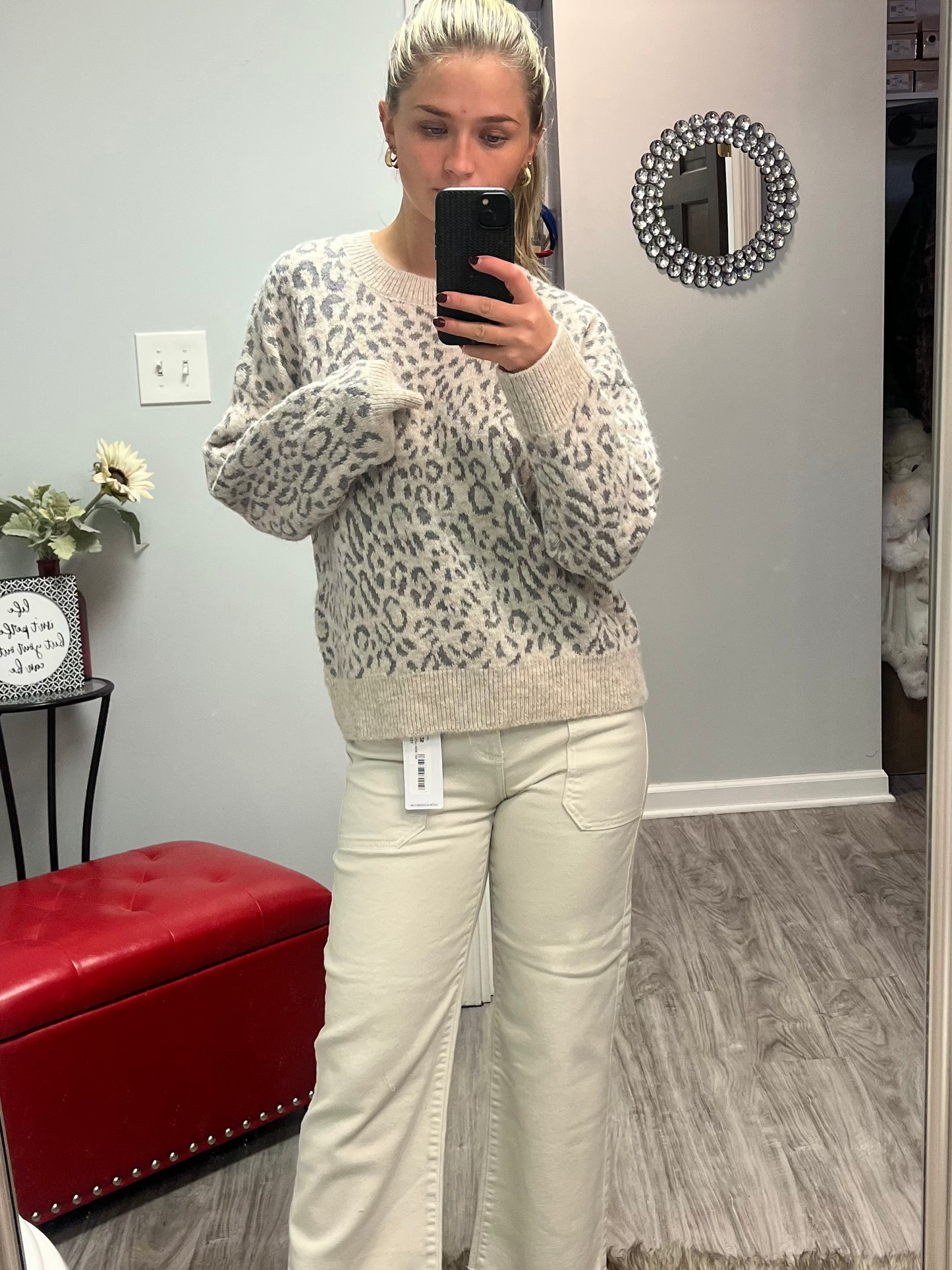 Ana Animal Print Sweater