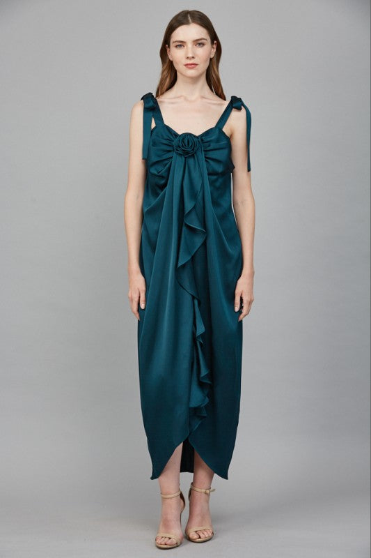 Cassidy Cascading Ruffle Dress