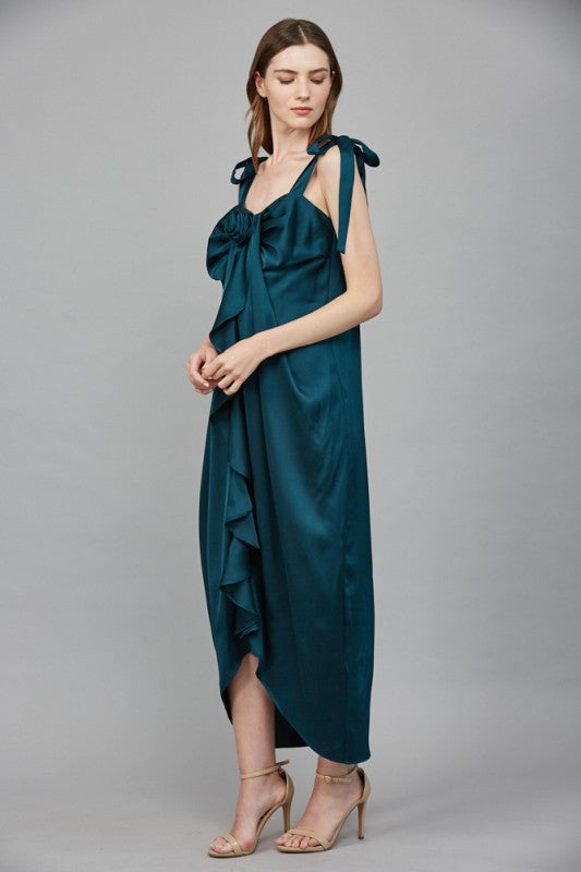 Cassidy Cascading Ruffle Dress