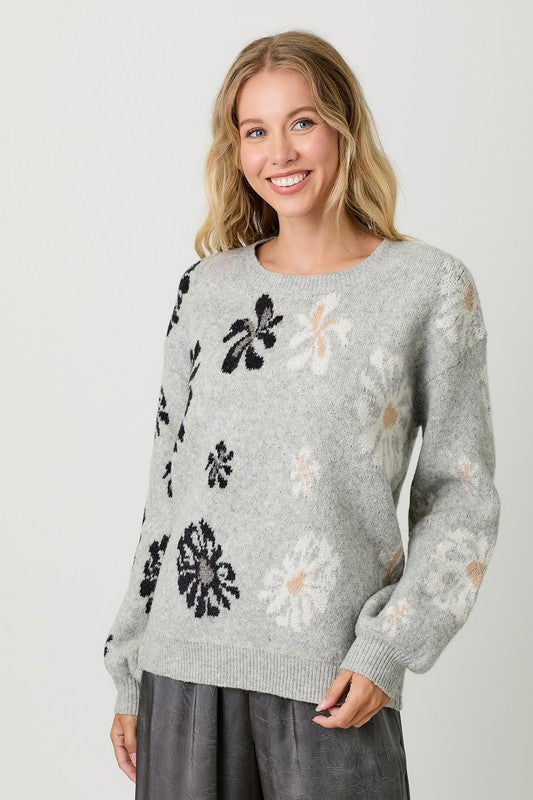 Fiona Floral Sweater