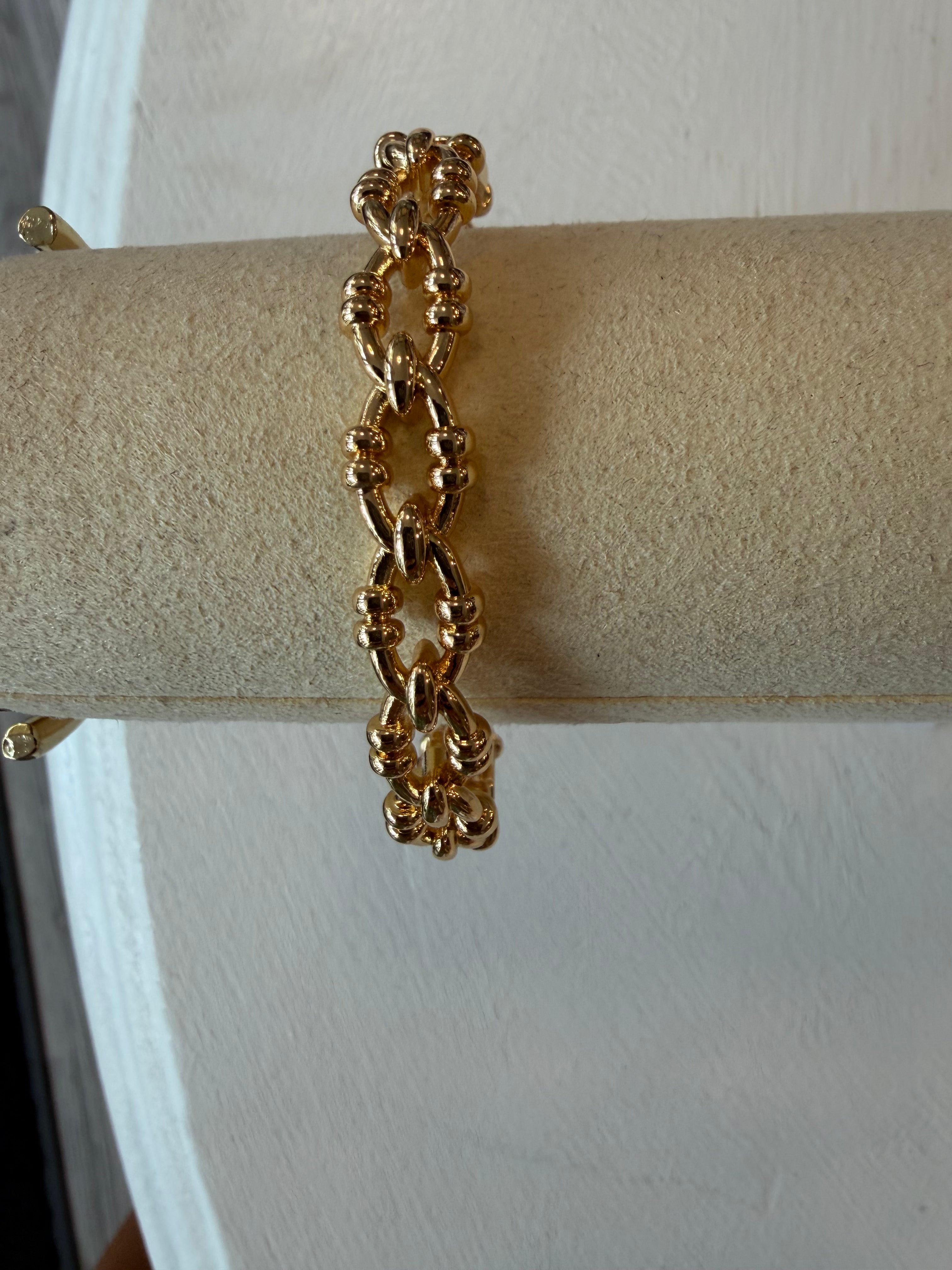 Lena Link Bangle Bracelet