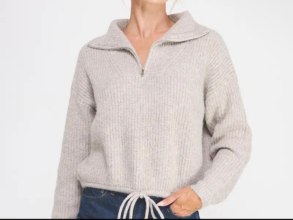 Weekend Wanderer Quarter-Zip Sweater