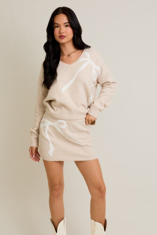 Bonnie Bow Sweater Set