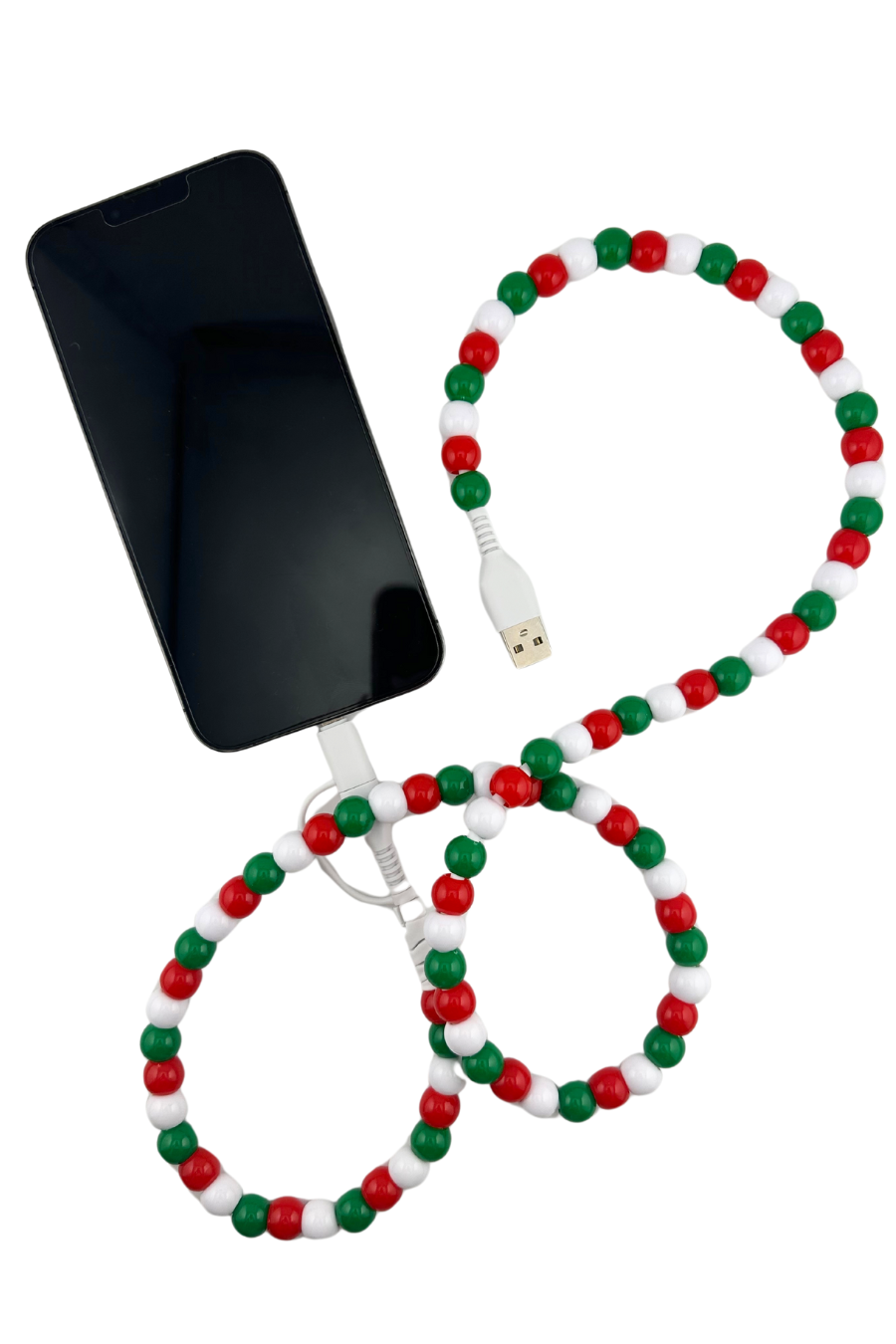 Beaded 2 in 1 USB Charger