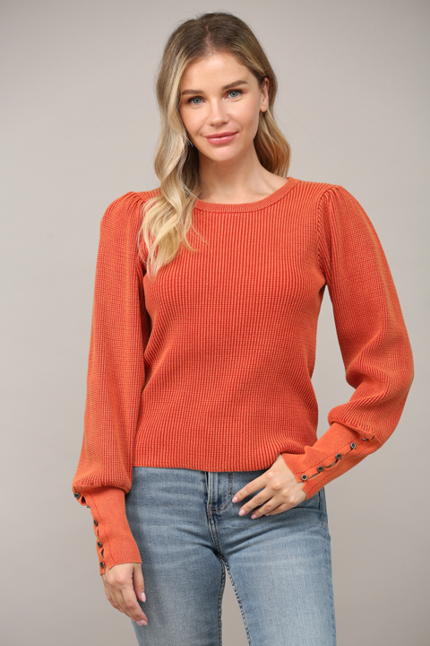 Bobbi Waffle Knit Top