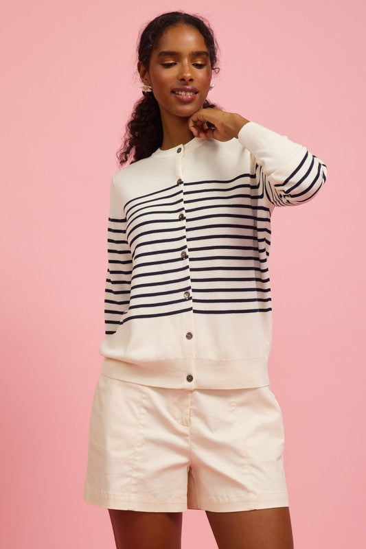 Stripe Cardigan