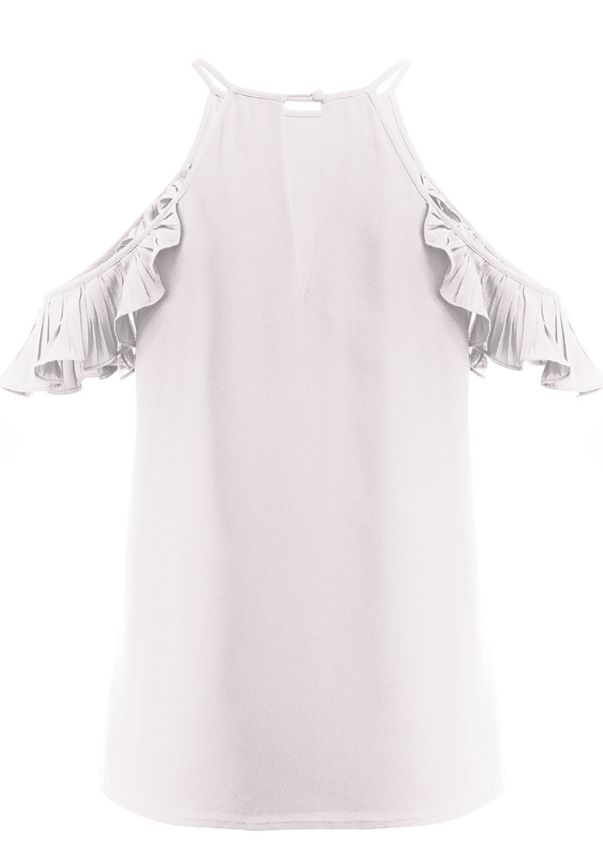 Caddie Cold Shoulder Top