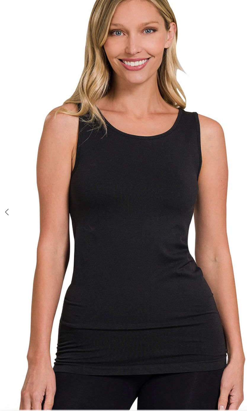 Sherri Scoop Neck Seamless Tank