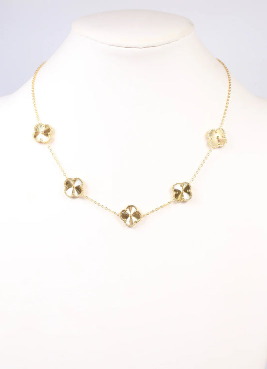 Kristine Clover Necklace GOLD