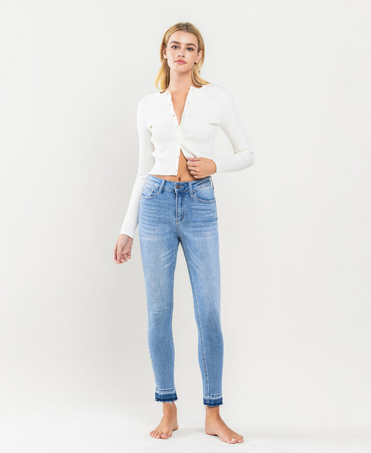 Haylie Cropped High Rise Skinny by Vervet