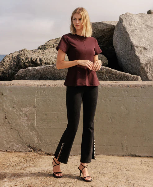 Skylar Studded HR Bootcut Jeans