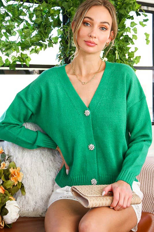 Be Jeweled Cardigan