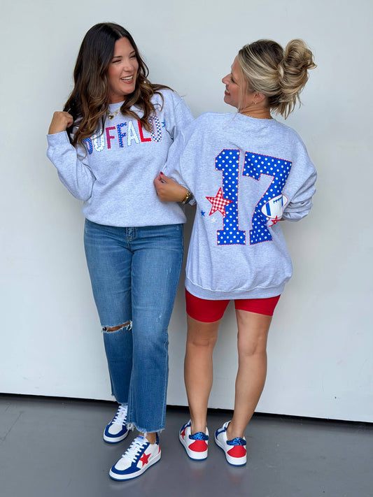 Buffalo Patchwork Sweatshirt