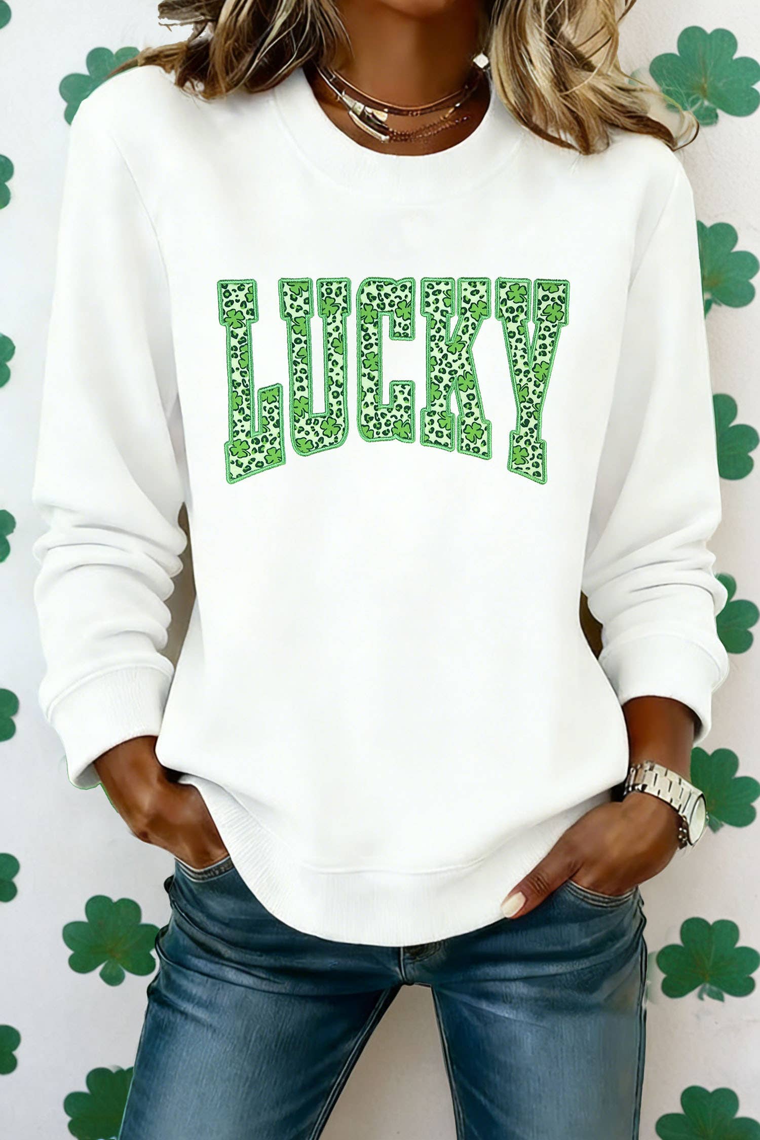 Leopard LUCKY Sweatshirt