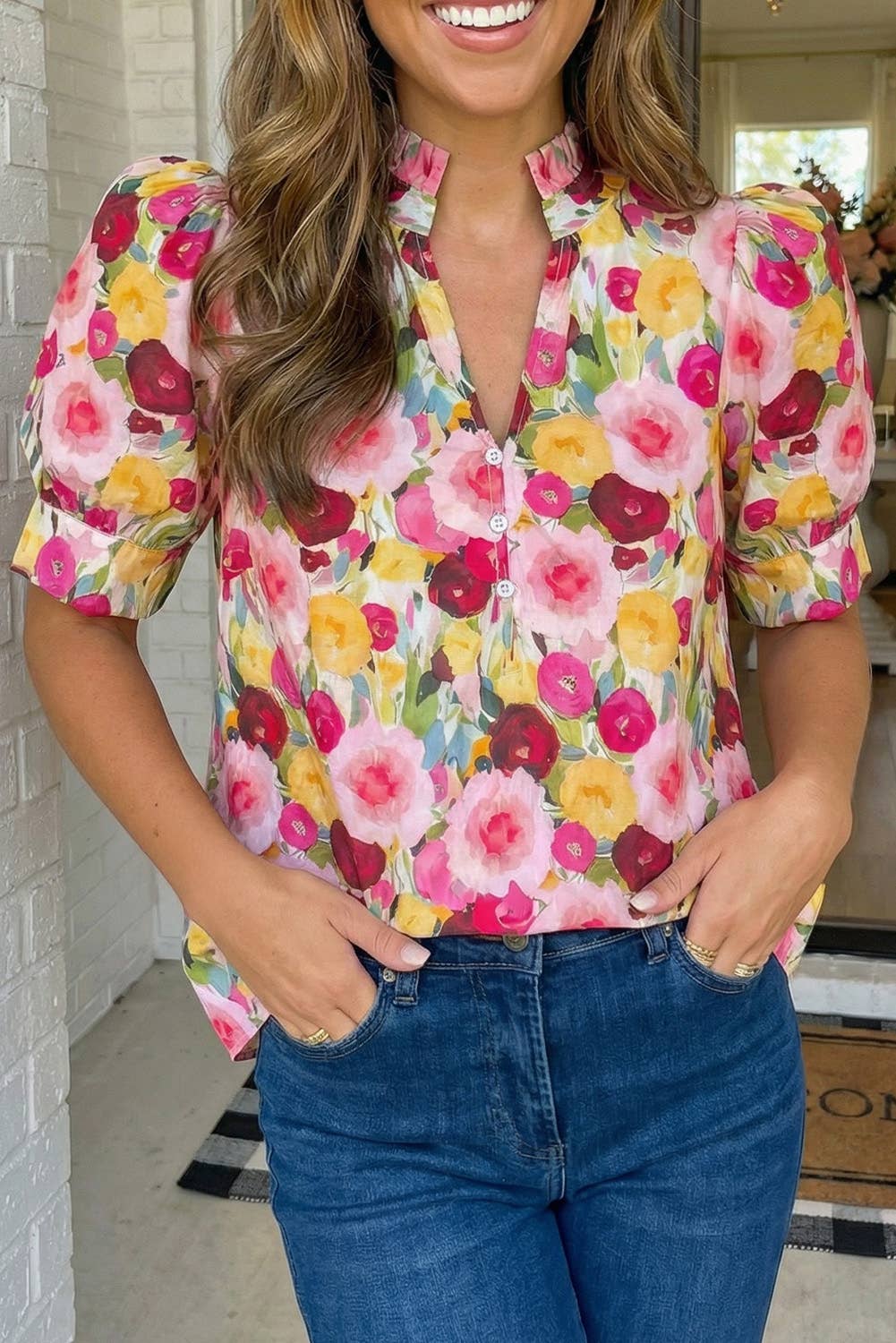 Faye Short Sleeve Blouse