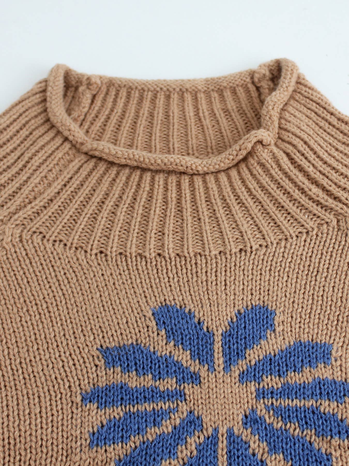 Blue Daisy  Sweater