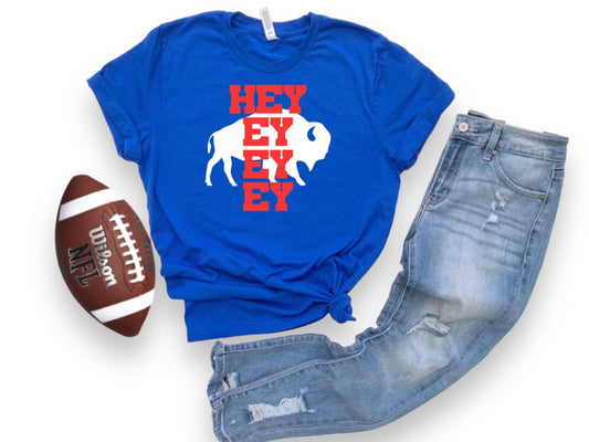 Hey Ey Ey Ey Buffalo Bills T-Shirt - Bills Mafia Tee