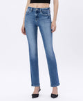 Loti HR Slim Straight Jeans