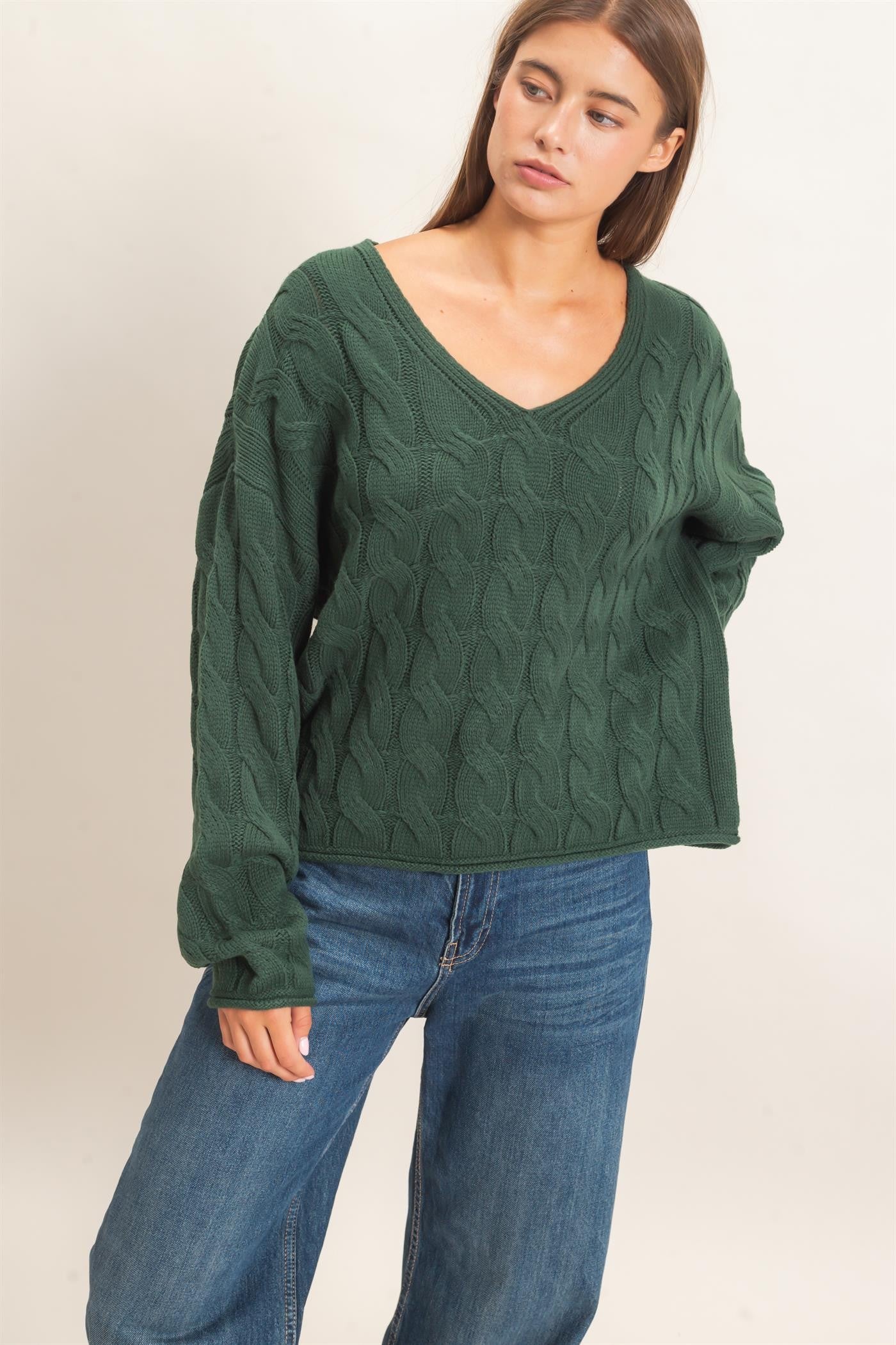 Timeless Cable Knit Sweater