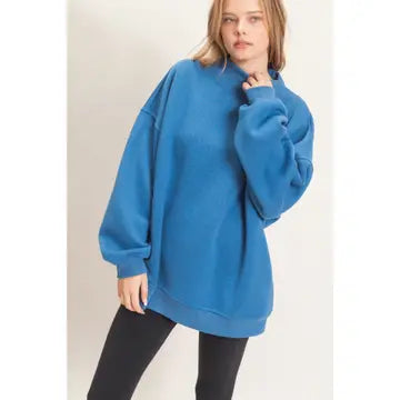 Cozy Days Mock Neck Sweatshirt