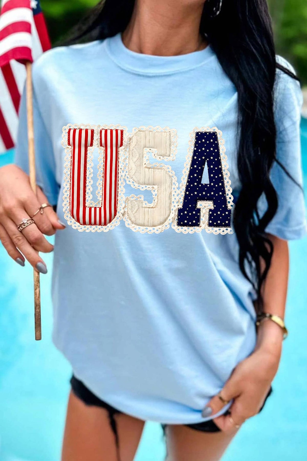 4th July USA Patriotic T Shirt