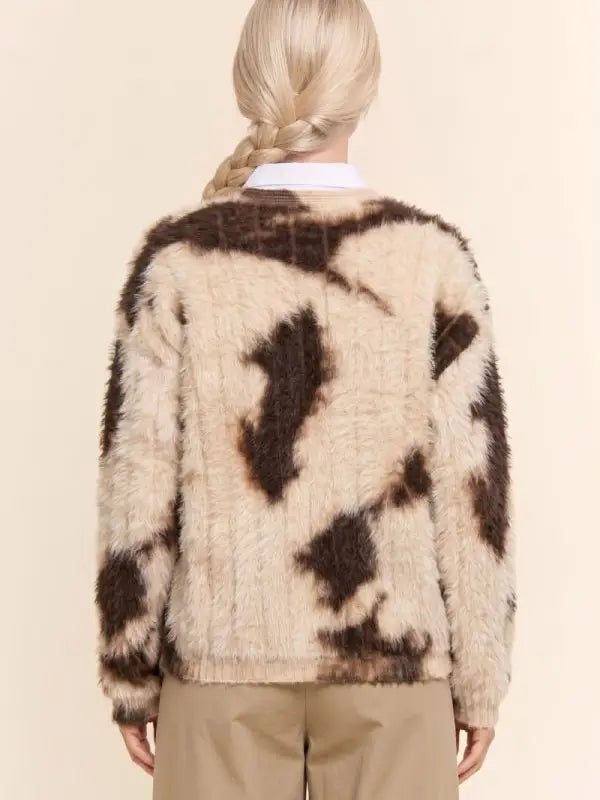 Cream & Cocoa Printed Layer
