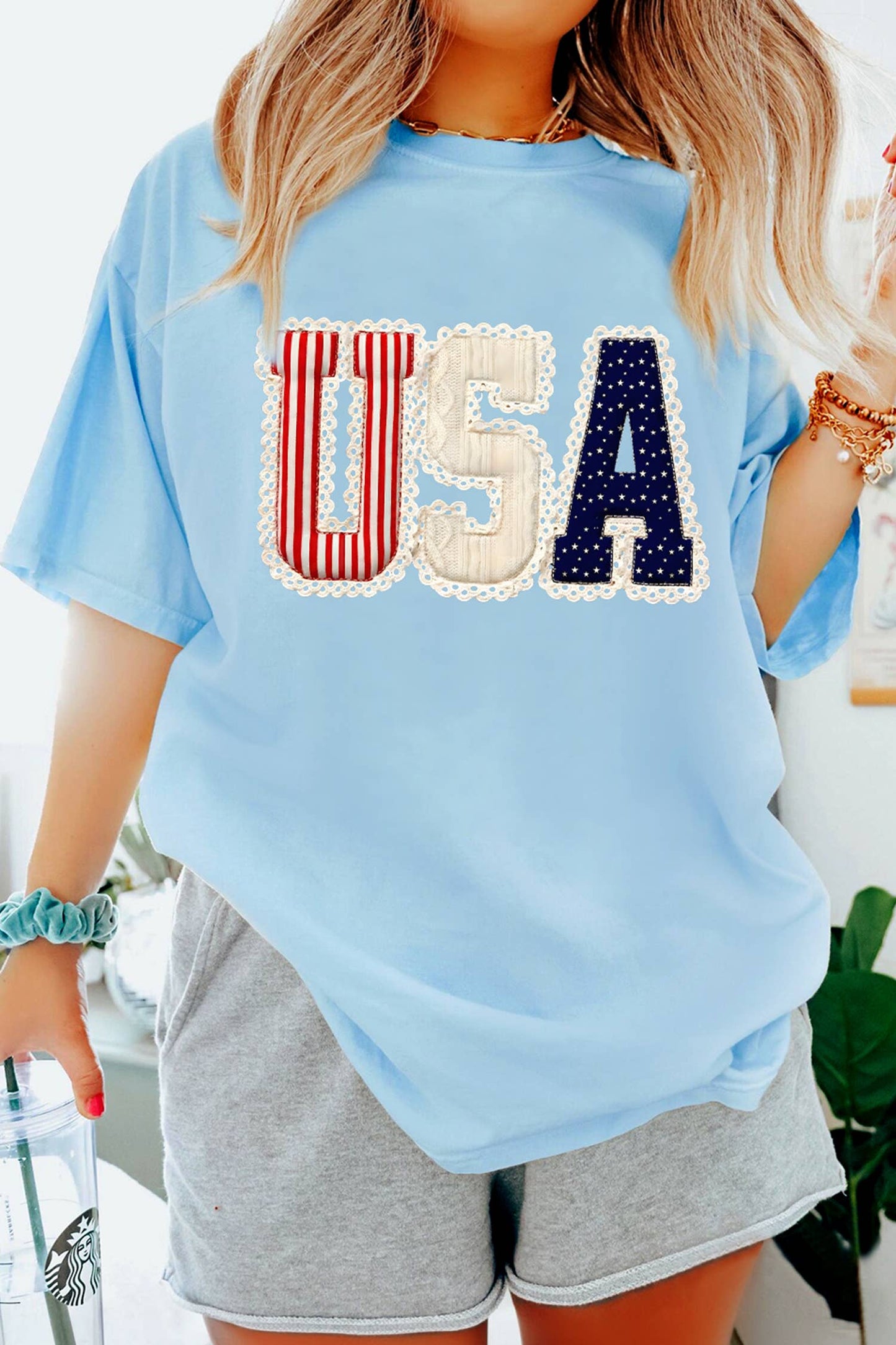 4th July USA Patriotic T Shirt