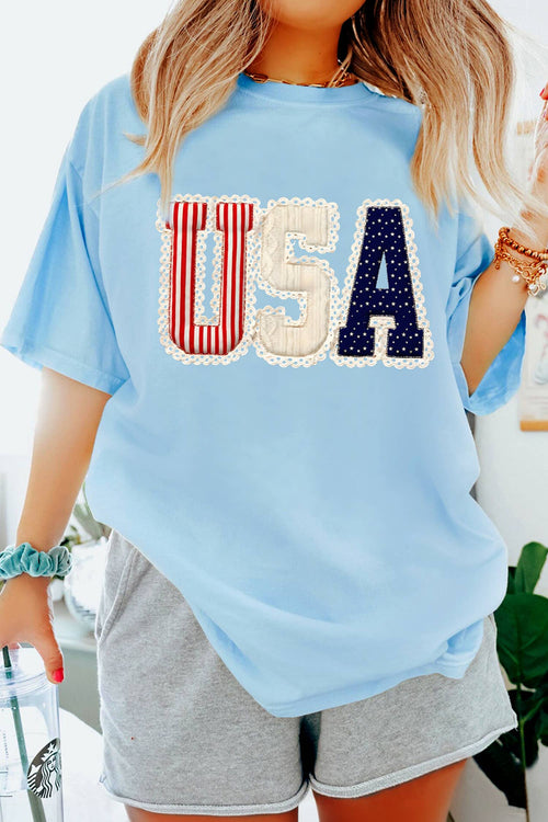 4th July USA Patriotic T Shirt
