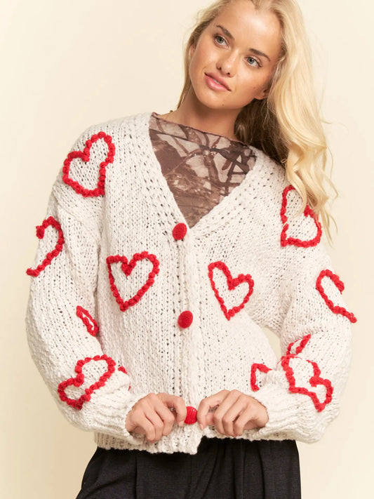 Hearts All Over Sweater