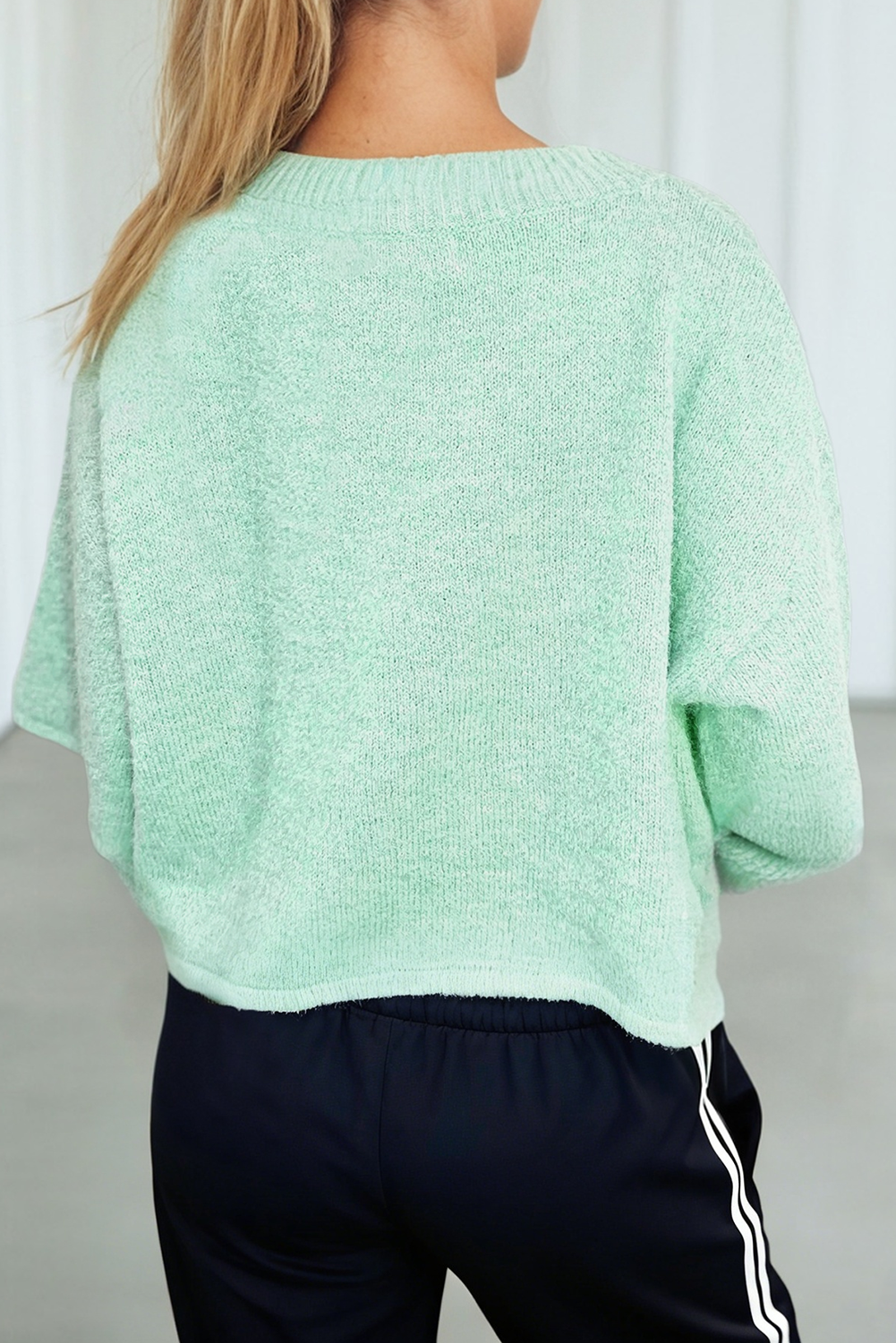 Bree Boxy Knit Button Down Sweater