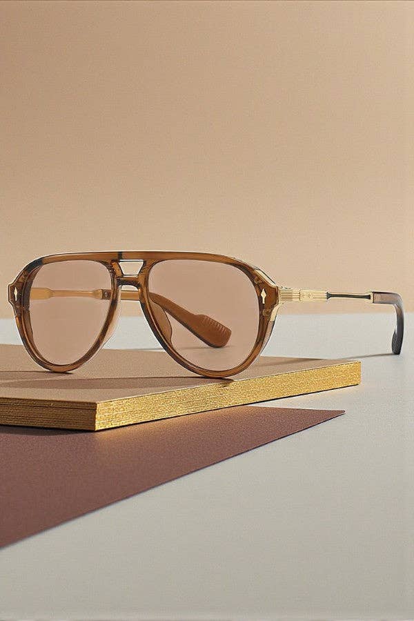 Oliver Brown Aviator Sunglasses