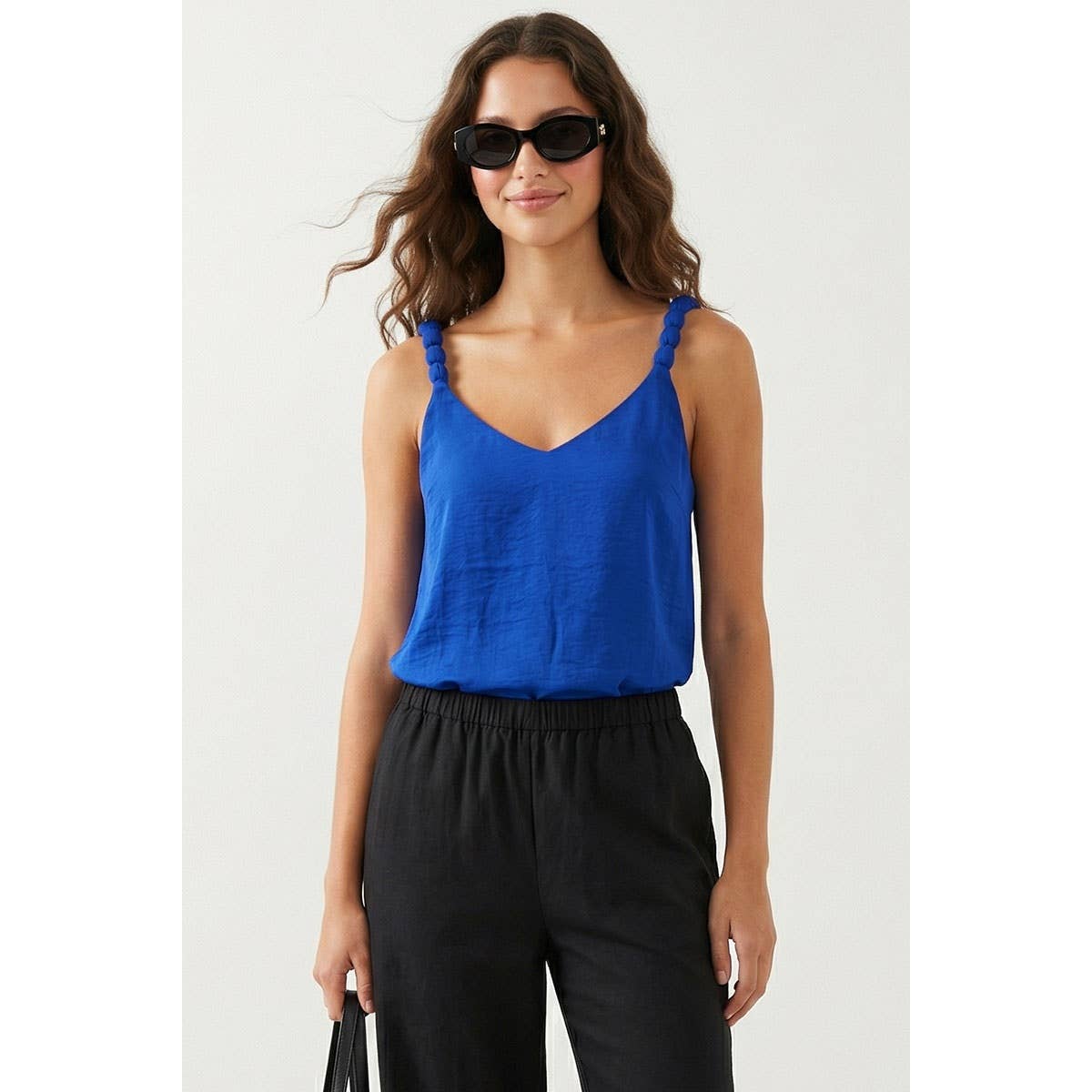 Talia Tank With Strap Accent