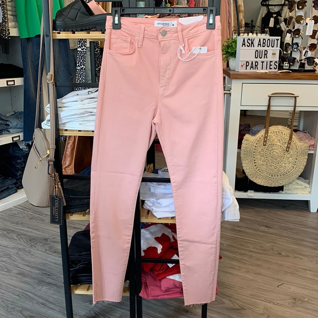 Just Pink Scissor Cut Skinnies