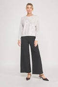 Autumn Bloom Pointelle Sweater