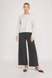 Autumn Bloom Pointelle Sweater