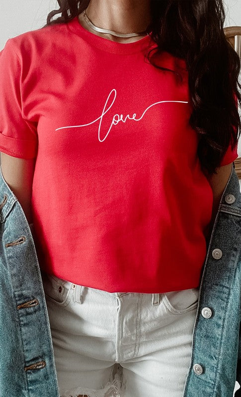 Love Valentine's Day Graphic Tee