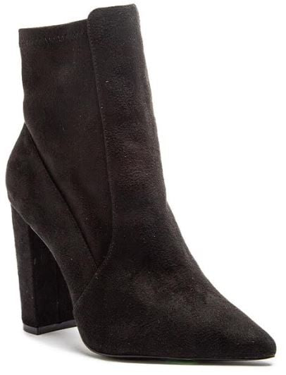 Pari Pointed Toe Bootie in Black