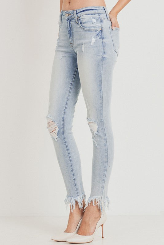 Maria MID-RISE CROP JEANS