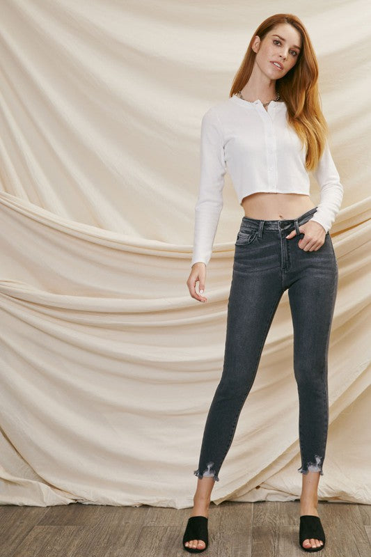 Haley High Rise Ankle Skinny