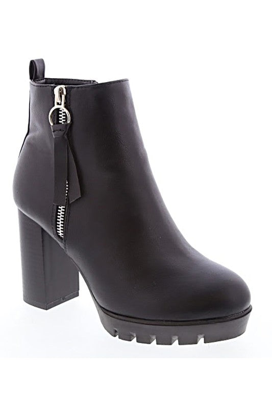 Pauley High Top Side Zipper Bootie